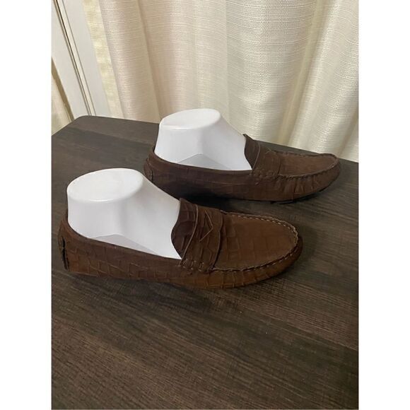 Cole Haan suede brown leather loafer flats size 7 - Picture 3 of 9